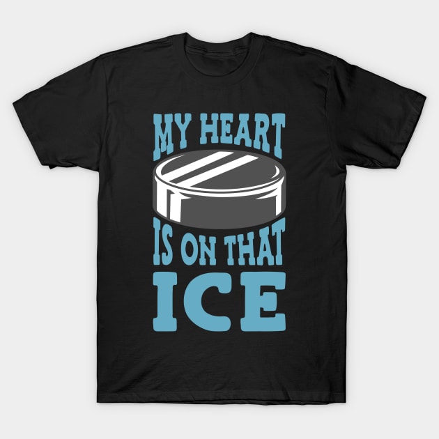 Ice Hockey Mom Dad T-Shirt by TheBestHumorApparel